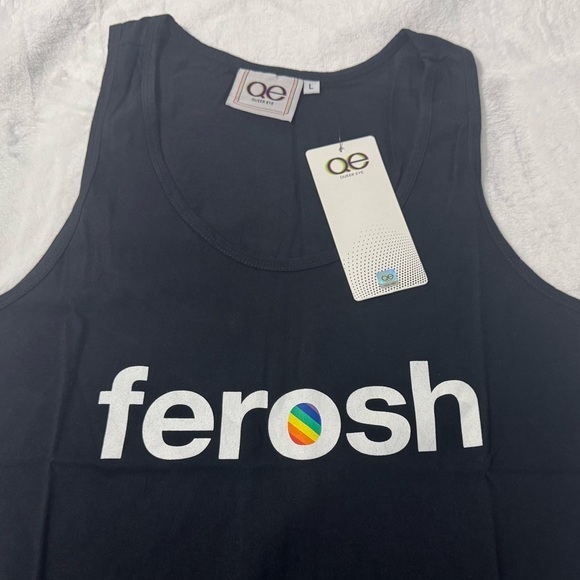 Queer Eye Other - Queer Eye Black Ferosh Graphic Tee Size L